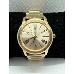 Michael Kors Hartman MK3490 Women Gold Stainless Steel Analog Dial Watch JNA799